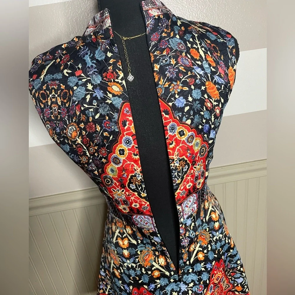 NWOT Vibrant Multicolor Sleeveless Mini Dress - Picture 10 of 15